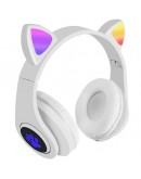 Безжични слушалки светещи котешки уши CAT EAR